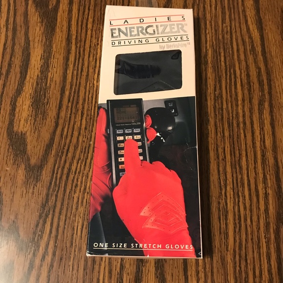 Ladies Energizer Driving Gloves Brand New 90’s Vintage! Dark Blue